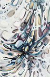 Original art for sale at UGallery.com | Clusters by Marie-Eve Champagne | $550 | acrylic painting | 24' h x 18' w | thumbnail 4