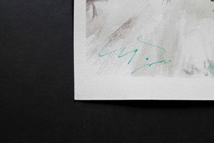 Prague Romantic Snow by Maximilian Damico |  Side View of Artwork 
