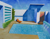 Original art for sale at UGallery.com | Place in the Sun by Mitchell Freifeld | $700 | oil painting | 25' h x 30' w | thumbnail 1