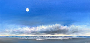 Moonlight Beach Clouds by Nancy Hughes Miller |  Artwork Main Image 