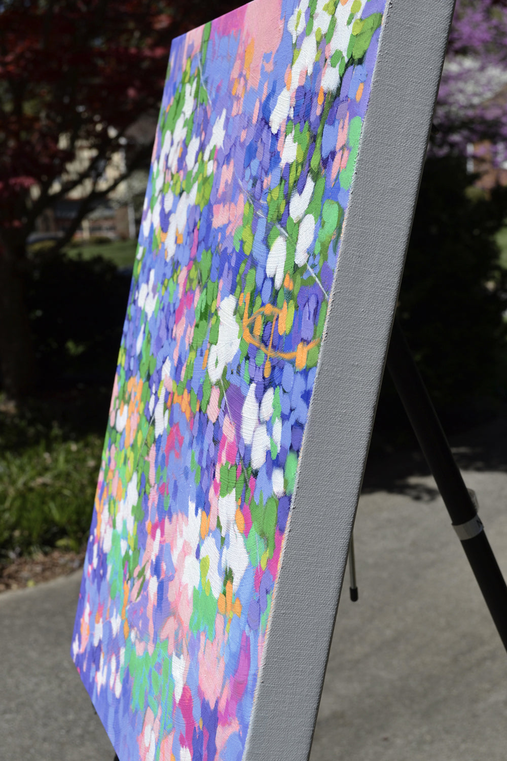 Spring In The City Spring in the City by Natalie George - oil painting | UGallery