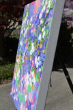 Original art for sale at UGallery.com | Spring in the City by Natalie George | $750 | oil painting | 20' h x 16' w | thumbnail 2