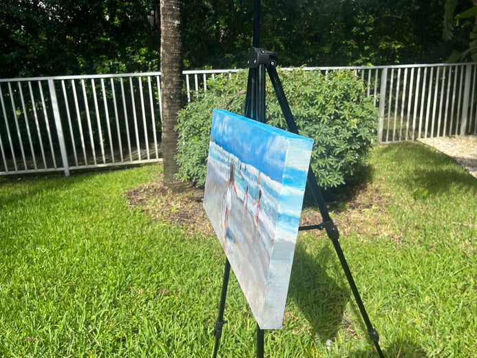 Finally by Nava Lundy |  Side View of Artwork 