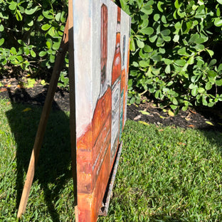 The Lineup by Nava Lundy |  Side View of Artwork 