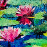 Original art for sale at UGallery.com | Weightless by Nava Lundy | $3,575 | acrylic painting | 40' h x 40' w | thumbnail 4