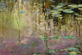 Original art for sale at UGallery.com | Evening Water Lilies by Onelio Marrero | $625 | oil painting | 12' h x 14' w | thumbnail 4