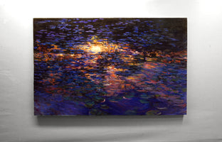 Last Light on the Water Lilies by Onelio Marrero |  Context View of Artwork 
