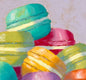 Original art for sale at UGallery.com | Assorted Macarons by Pat Doherty | $575 | oil painting | 12' h x 12' w | thumbnail 4