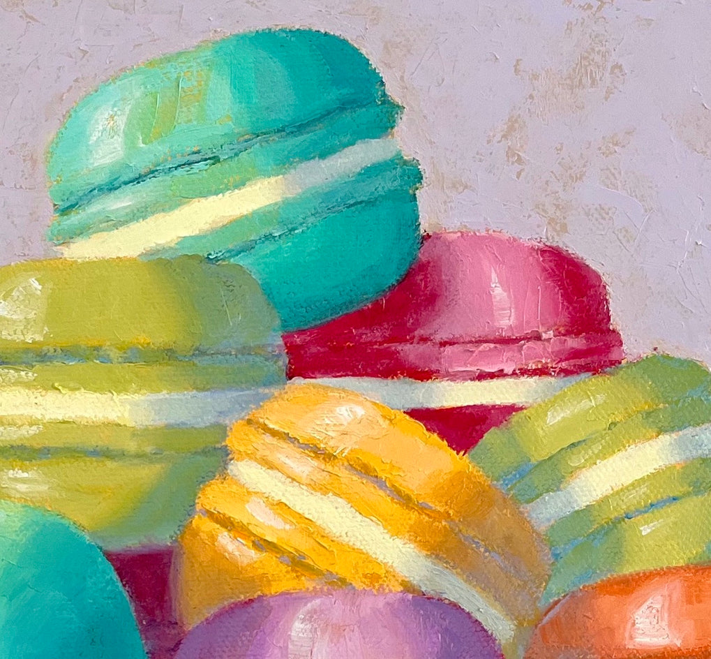 Assorted Macarons by Pat Doherty |  Closeup View of Artwork 
