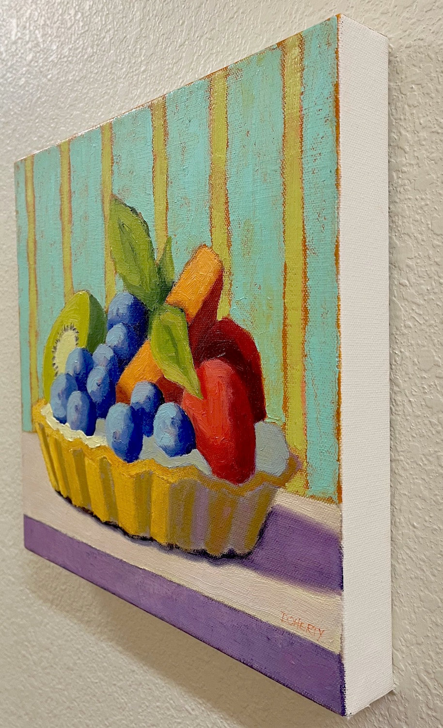Mixed Fruit Tart by Pat Doherty - oil painting | UGallery