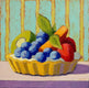 Original art for sale at UGallery.com | Mixed Fruit Tart by Pat Doherty | $575 | oil painting | 12' h x 12' w | thumbnail 1