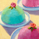 Original art for sale at UGallery.com | Princess Cakes by Pat Doherty | $225 | oil painting | 6' h x 6' w | thumbnail 1