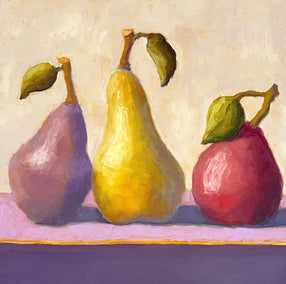 oil painting by Pat Doherty titled Three Varieties