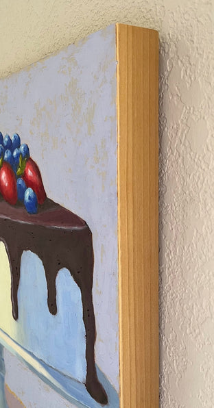 Topped with Berries by Pat Doherty |  Side View of Artwork 
