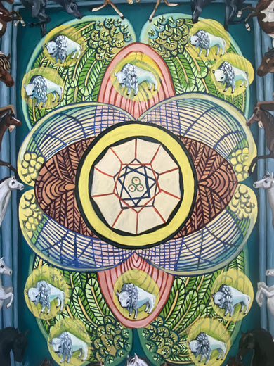 10 of Pentacles by Rachel Srinivasan |  Context View of Artwork 