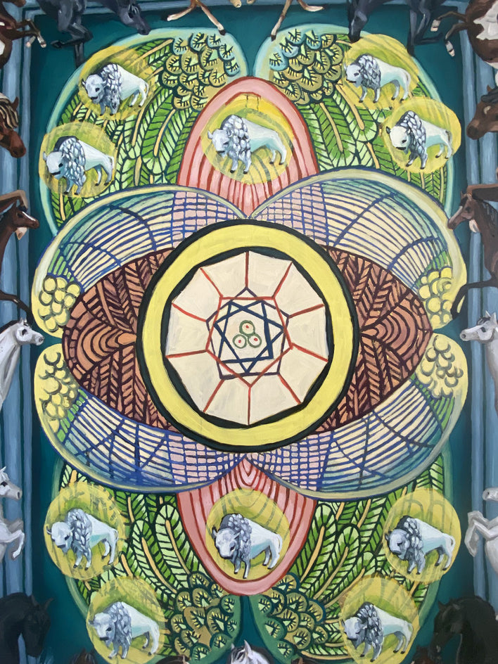 10 of Pentacles by Rachel Srinivasan |  Context View of Artwork 