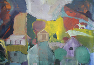 Village Study by Robert Hofherr |   Closeup View of Artwork 