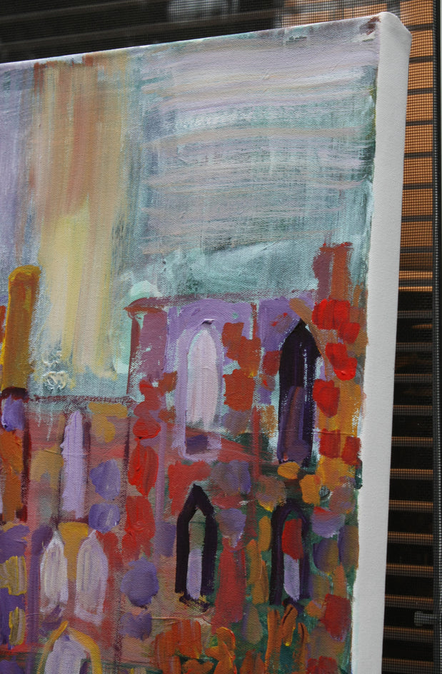 What Remains by Robert Hofherr |  Side View of Artwork 