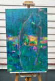 Original art for sale at UGallery.com | The In-Between by Robin Okun | $1,700 | acrylic painting | 36' h x 24' w | thumbnail 3