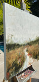 Original art for sale at UGallery.com | Present Moments by Ronda Waiksnis | $2,400 | oil painting | 36' h x 36' w | thumbnail 2