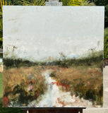 Original art for sale at UGallery.com | Present Moments by Ronda Waiksnis | $2,400 | oil painting | 36' h x 36' w | thumbnail 3