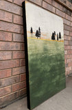 Original art for sale at UGallery.com | Forest Calm by Shari Lyon | $2,700 | encaustic artwork | 36' h x 24' w | thumbnail 2