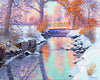 Original art for sale at UGallery.com | Lilac Winter. by Stanislav Sidorov | $1,600 | oil painting | 24' h x 30' w | thumbnail 1