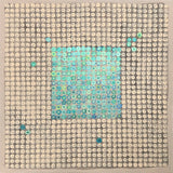 Original art for sale at UGallery.com | Sand and Sea Glass by Terri Bell | $250 | acrylic painting | 10' h x 10' w | thumbnail 1