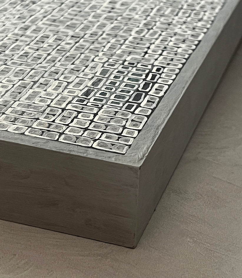 Intervals by Terri Bell |  Side View of Artwork 