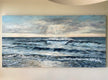 Original art for sale at UGallery.com | Breath of the Sea by Tiffany Blaise | $4,550 | oil painting | 30' h x 60' w | thumbnail 3