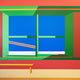 Original art for sale at UGallery.com | Window16 by Wenjie Jin | $4,000 | acrylic painting | 60' h x 60' w | thumbnail 1