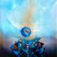 Original art for sale at UGallery.com | Harbinger of an Awakening by Yamilet Sempe | $1,300 | mixed media artwork | 24' h x 24' w | thumbnail 1
