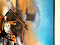 Original art for sale at UGallery.com | Totem by Yamilet Sempe | $4,200 | mixed media artwork | 48' h x 36' w | thumbnail 2