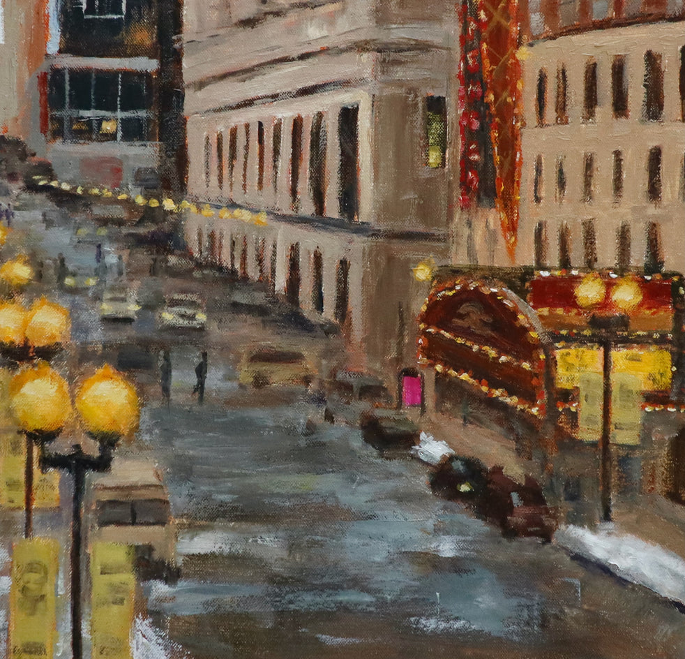 Winter Morning, Quiet Drama by Yangzi Xu |  Closeup View of Artwork 