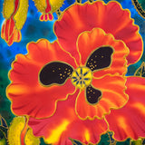 Original art for sale at UGallery.com | Blooming Poppies by Yelena Sidorova | $650 | mixed media artwork | 20' h x 20' w | thumbnail 4