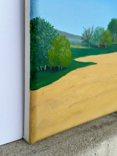 Capela do Monte Chapel by Zeynep Genc |  Side View of Artwork 