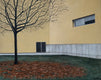 Original art for sale at UGallery.com | Exterior Space#1 Fall Foliage by Zeynep Genc | $1,200 | acrylic painting | 16' h x 20' w | thumbnail 1