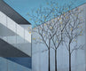 Original art for sale at UGallery.com | Exterior Space#2 by Zeynep Genc | $1,050 | acrylic painting | 20' h x 24' w | thumbnail 1