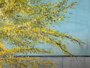 Trees in MoMA Sculpture Garden by Zeynep Genc |   Closeup View of Artwork 