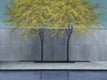 Original art for sale at UGallery.com | Trees in MoMA Sculpture Garden by Zeynep Genc | $2,200 | acrylic painting | 18' h x 24' w | thumbnail 1