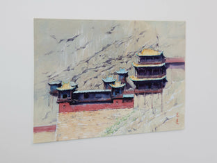Watercolor Impressions of Chinese Architecture 15 by Siyuan Ma |  Side View of Artwork 