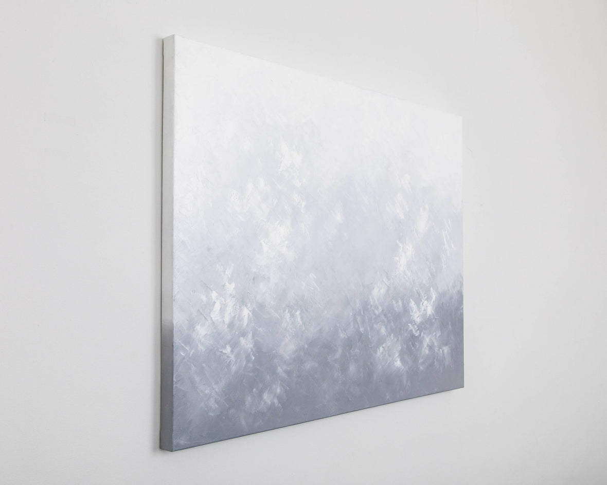 Settling In by Morgan Fite |  Side View of Artwork 