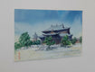 Original art for sale at UGallery.com | Watercolor Impressions of Chinese Architecture 11 by Siyuan Ma | $275 | watercolor painting | 7.5' h x 14' w | thumbnail 2