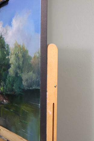 Original art for sale at UGallery.com | Afternoon by the Riverside by Andres Lopez | $1,250 | oil painting | 24' h x 18' w | photo 2