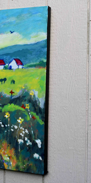 Original art for sale at UGallery.com | Green Fields by Kip Decker | $2,400 | acrylic painting | 30' h x 30' w | photo 2