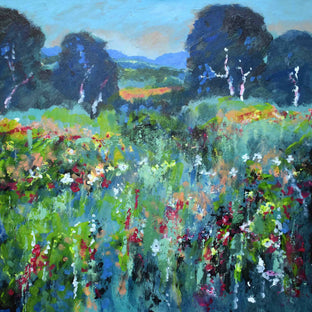 Original art for sale at UGallery.com | Green Pasture by Kip Decker | $2,200 | acrylic painting | 30' h x 30' w | photo 1