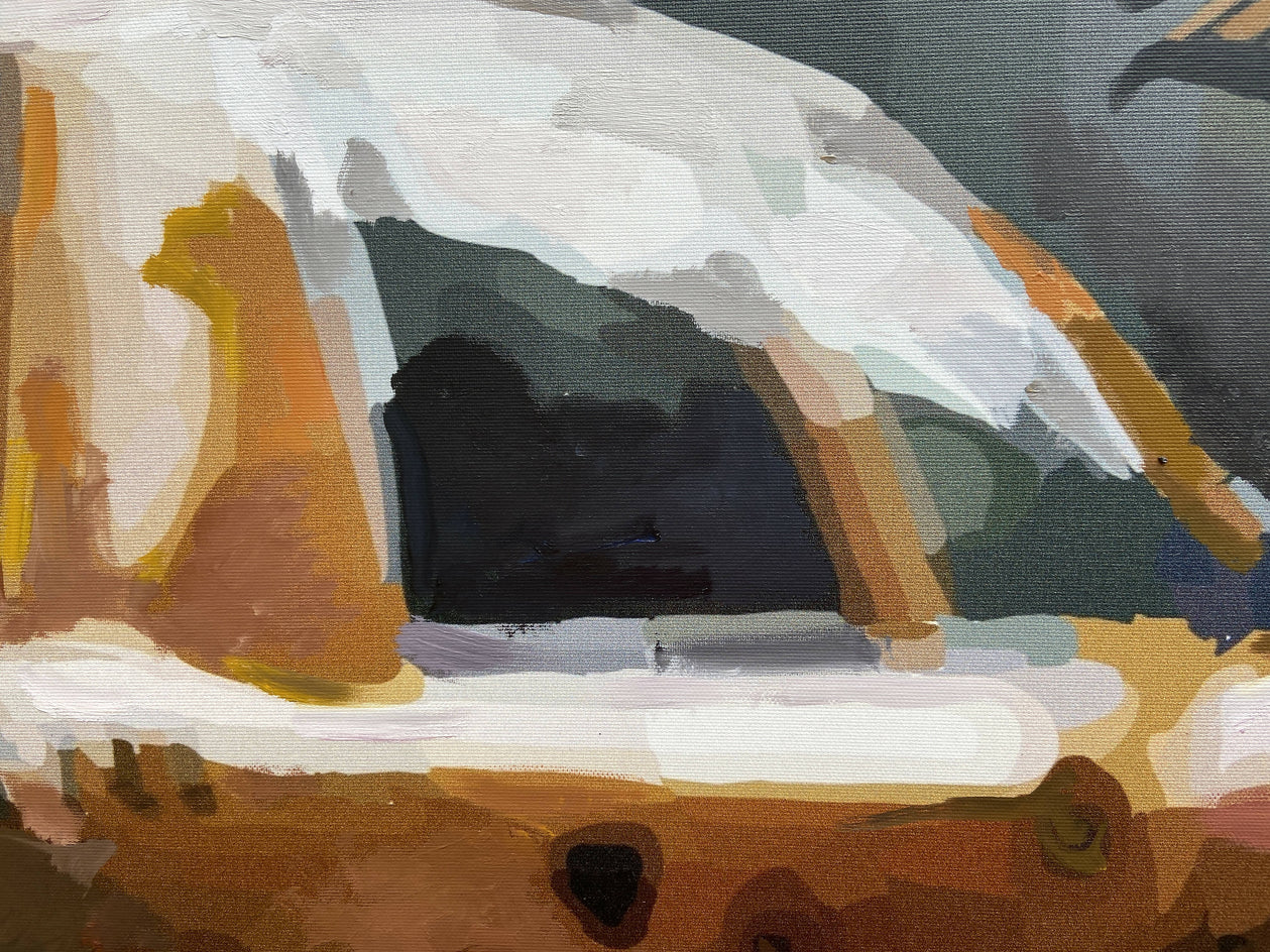 The Morning Commute by Keith Thomson |  Closeup View of Artwork 