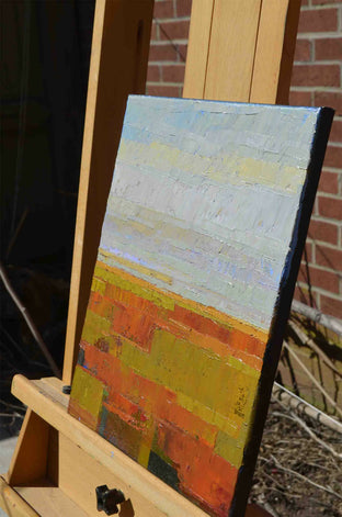 Original art for sale at UGallery.com | Summer Fields by Srinivas Kathoju | $500 | oil painting | 14' h x 11' w | photo 3