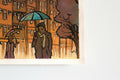 Original art for sale at UGallery.com | Amsterdam in the Rain by Hano Dercksen | $600 | mixed media artwork | 11.5' h x 11.5' w | thumbnail 4
