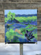 Original art for sale at UGallery.com | A Cool Cactus by Paula Martino | $375 | mixed media artwork | 12' h x 12' w | thumbnail 3